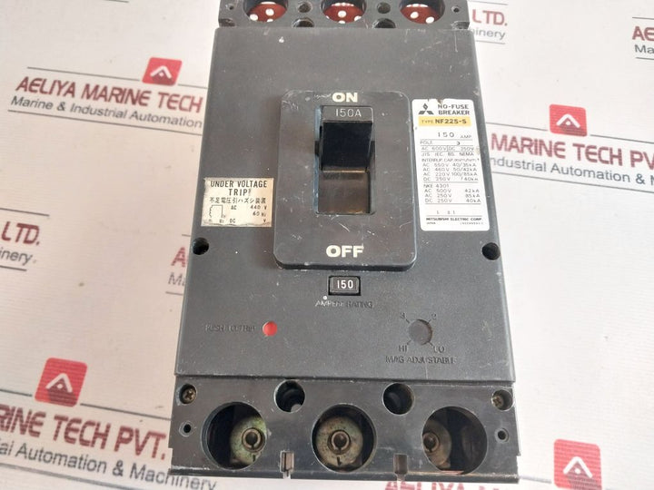 Mitsubishi Nf225-s No-fuse Breaker 150 Amp
