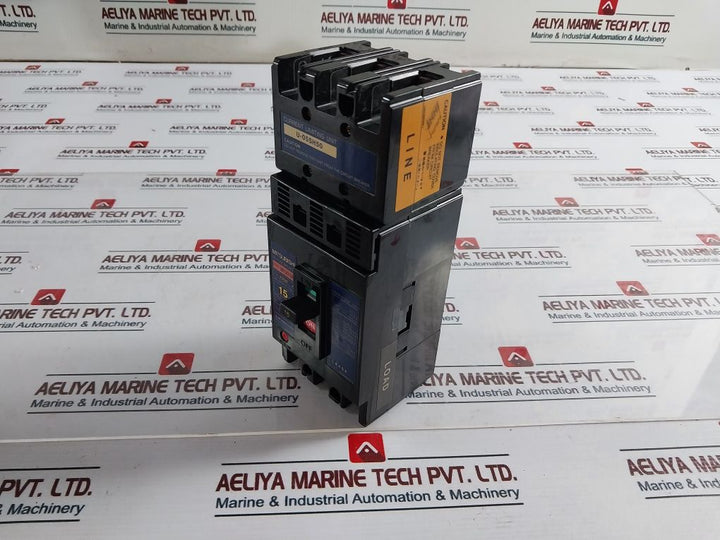 Mitsubishi Nf50-uc 3 Pole No-fuse Circuit Breaker 600Vac 50-60Hz 15A 