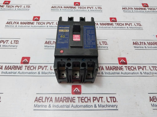 Mitsubishi Nf60-sh 3 Pole No-fuse Circuit Breaker Ac220V I.C. 25Ka 40 A