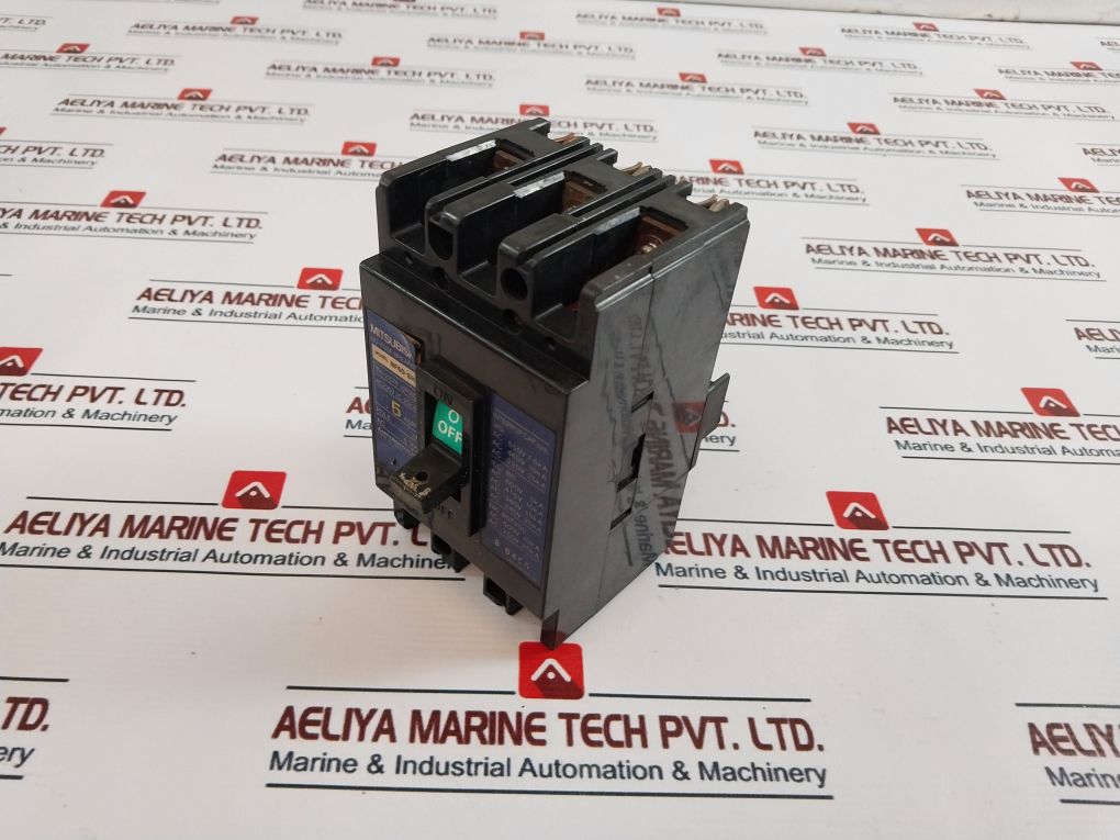 Mitsubishi Nf60-sh No-fuse Circuit Breaker 3 Pole 220V Ac 15A