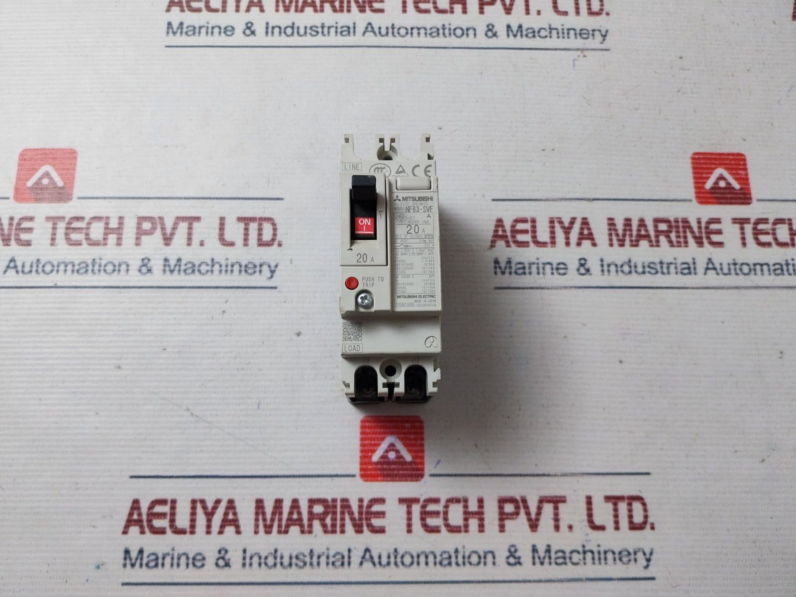 Mitsubishi Nf63-svf 2P No-fuse Circuit Breaker 20A