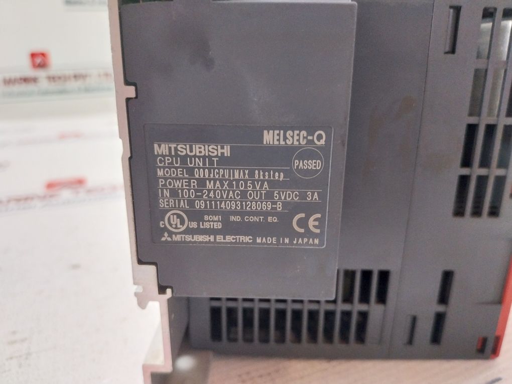 Mitsubishi Q00Jcpu Programmable Controller 100-240Vac