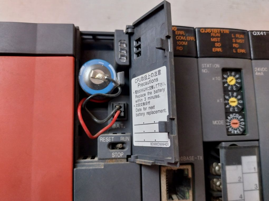 Mitsubishi Q00Jcpu, Qj71E71-100, Qj61Bt11N, Qx41 Cpu Unit