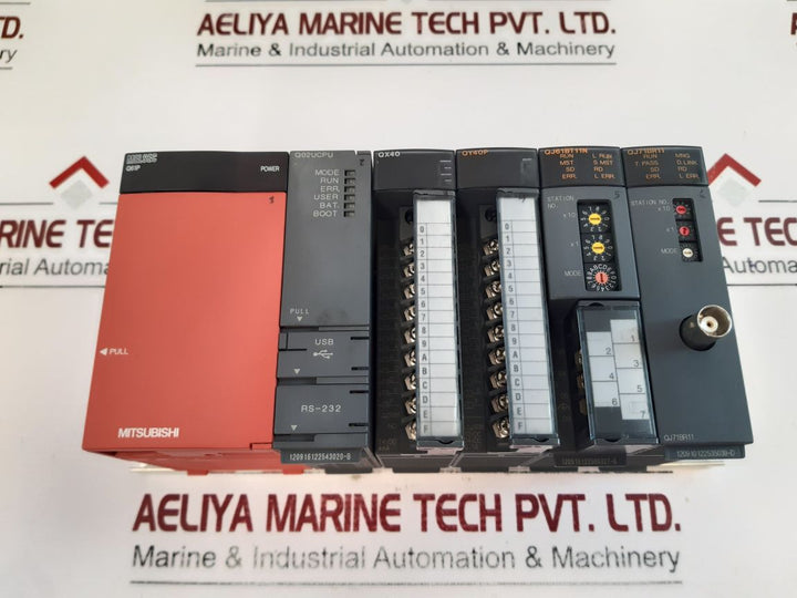 Mitsubishi Q61P,Q02Ucpu,Qx40,Qy40P,Qj61Bt11N,Qj71Br11 Rack
