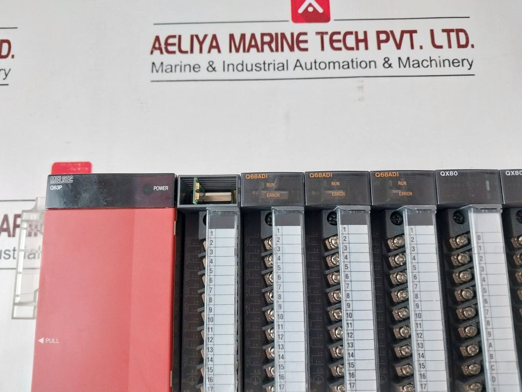 Mitsubishi Q63P,Q68Adi,Qx80,Qy80 Module Rack