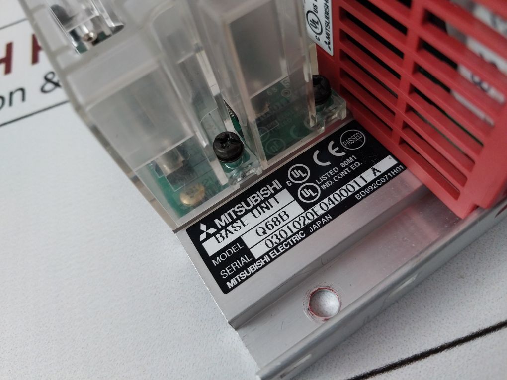 Mitsubishi Q63P,Q68Adi,Qx80,Qy80 Module Rack