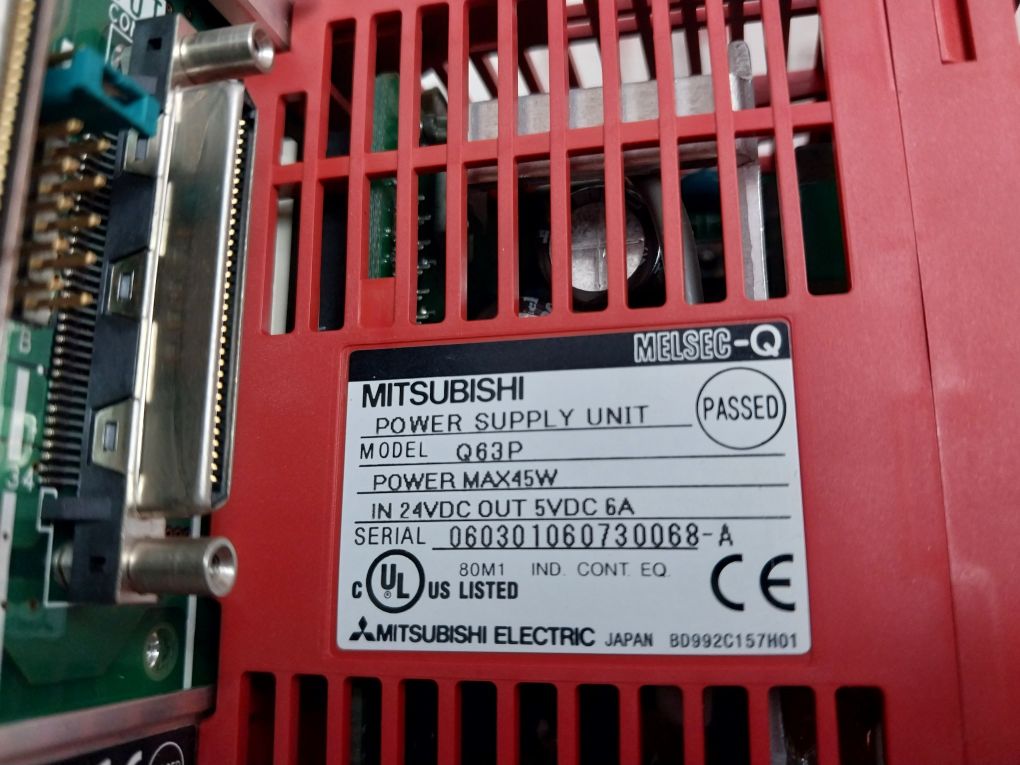 Mitsubishi Q63P,Q66Adi,Q68Dai,Qy80,Qx80 Module Rack