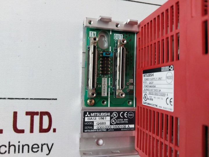 Mitsubishi Q63P,Q66Adi,Q68Dai,Qy80,Qx80 Module Rack