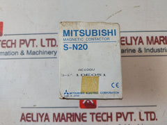 Mitsubishi S-n20 Magnetic Contactor 100-110V 60Hz