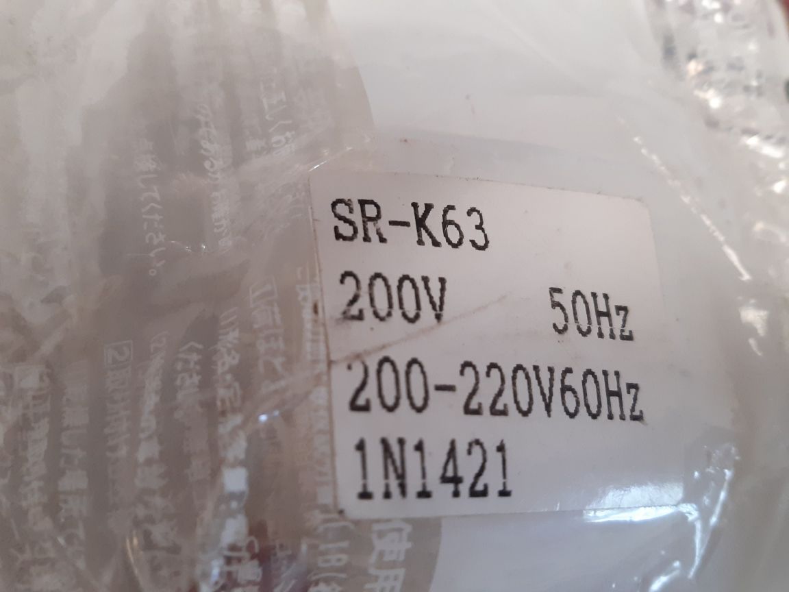 Mitsubishi Sr-k63 Contactor Relay Coil 200-220V 60Hz