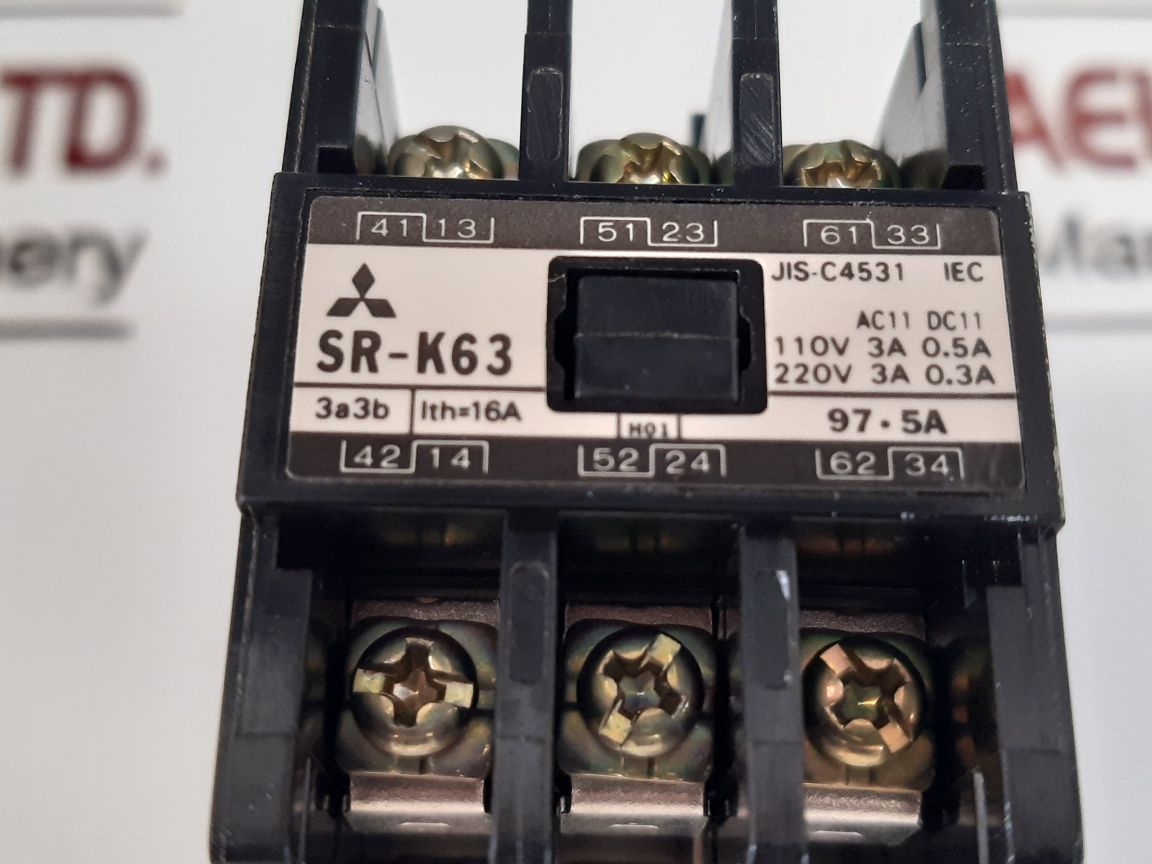Mitsubishi Sr-k63 Contactor Relay Coil 200-220V 60Hz