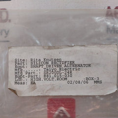 Mitsubishi Sr200Dl-24R Silicon Rectifier