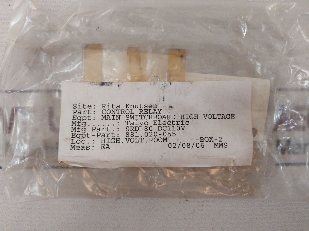 Mitsubishi Srd-80 Contactor Relay