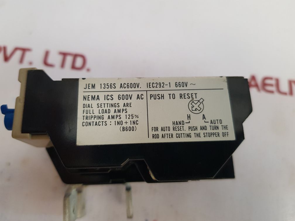 Mitsubishi Th-k20Ta Thermal Overload Relay Bh535Z900H02