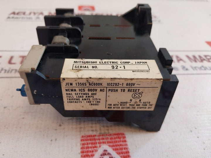 Mitsubishi Th-k60 Thermal Overload Relay