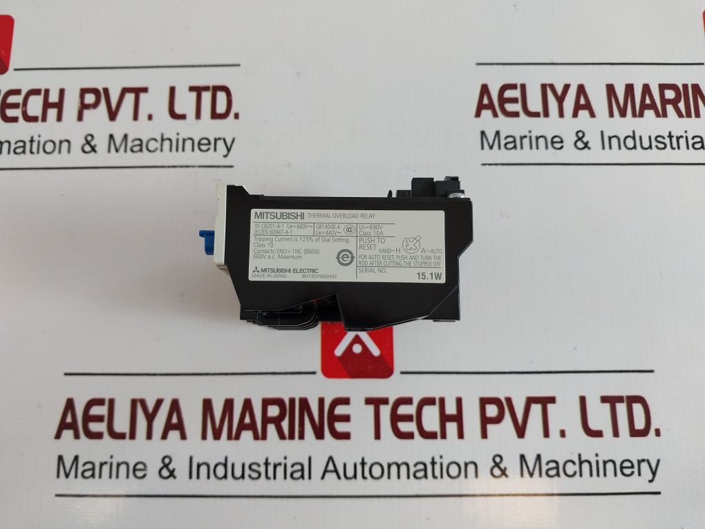 Mitsubishi Th-n20 Thermal Overload Relay 11A