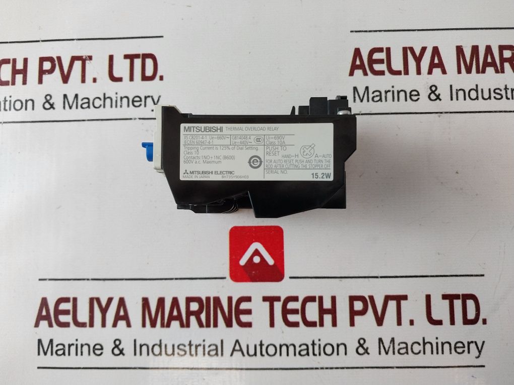 Mitsubishi Th-n20 Thermal Overload Relay 6.6A
