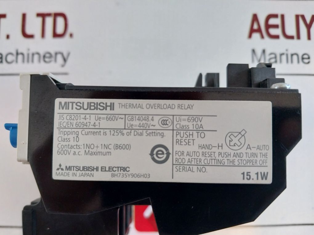 Mitsubishi Th-n20Ta Thermal Overload Relay 29A (24-34A)
