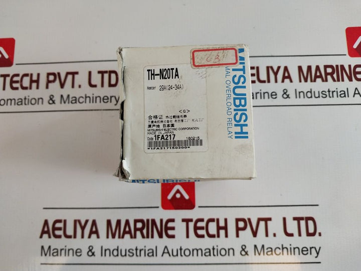 Mitsubishi Th-n20Ta Thermal Overload Relay 29A (24-34A)