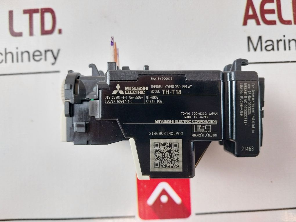 Mitsubishi Th-t18 Thermal Overload Relay 6.6A