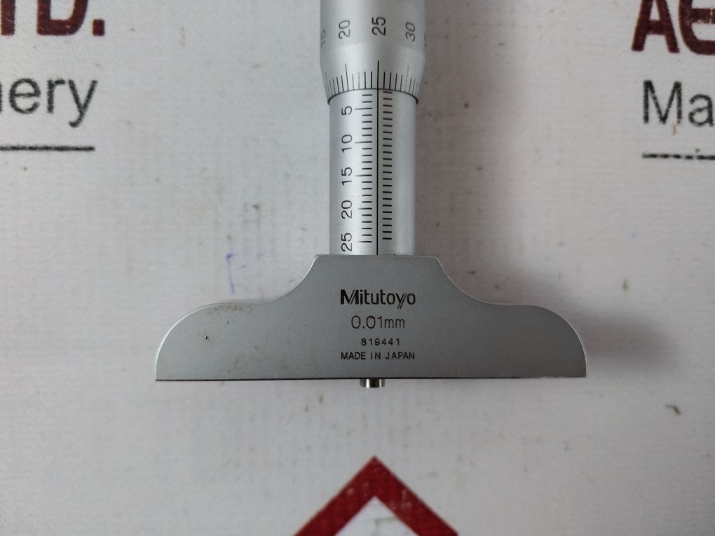 Mitutoyo 129-112 Interchangeable Rod Depth Micrometer Set