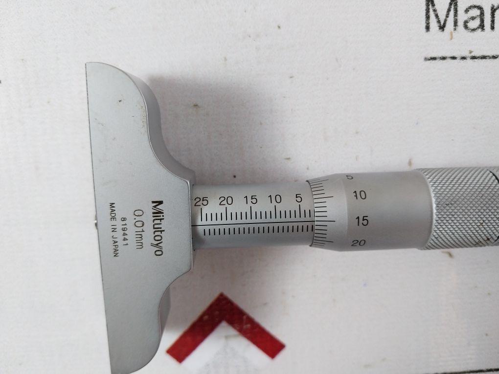 Mitutoyo 129-112 Interchangeable Rod Depth Micrometer Set