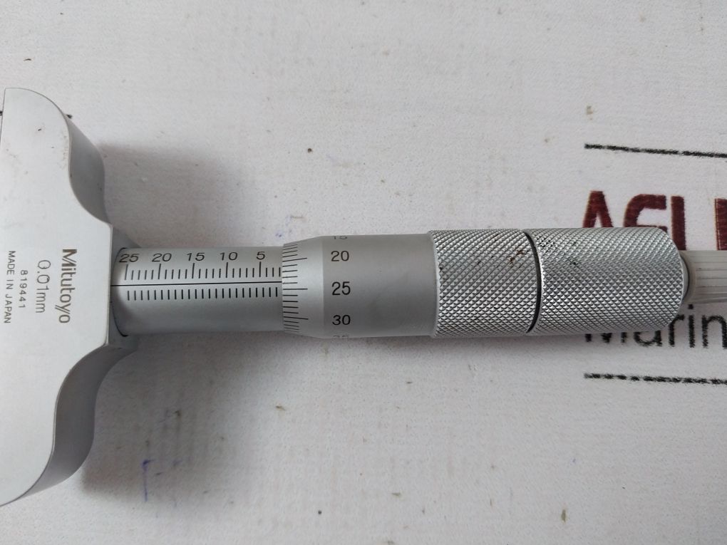 Mitutoyo 129-112 Interchangeable Rod Depth Micrometer Set