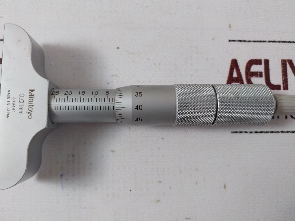 Mitutoyo 129-112 Interchangeable Rod Depth Micrometer Set