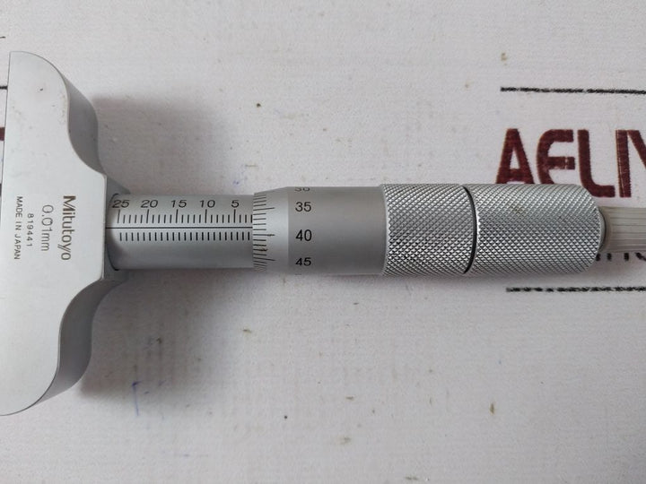Mitutoyo 129-112 Interchangeable Rod Depth Micrometer Set
