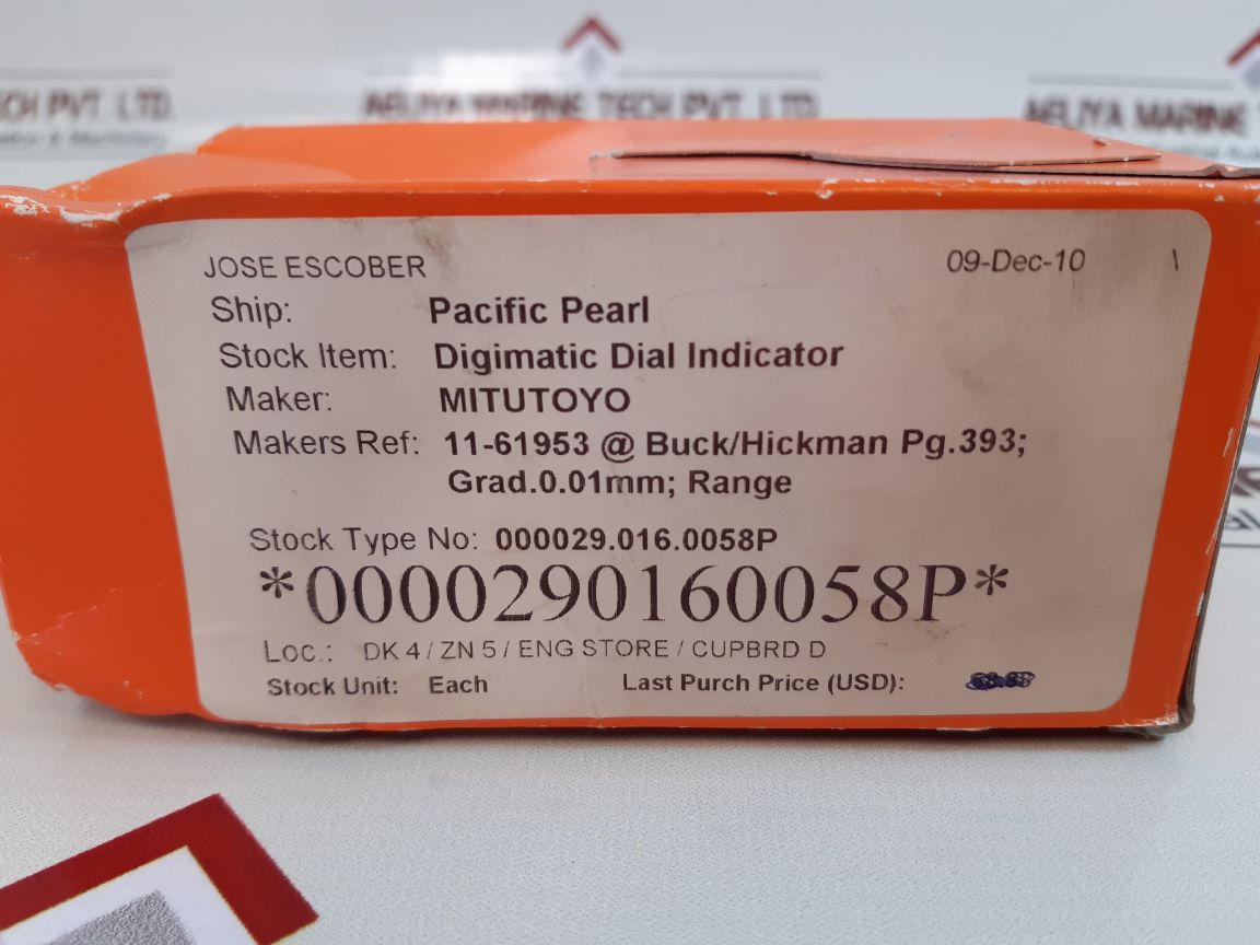 Mitutoyo 2046S Digimatic Dial Indicator 0.01Mm
