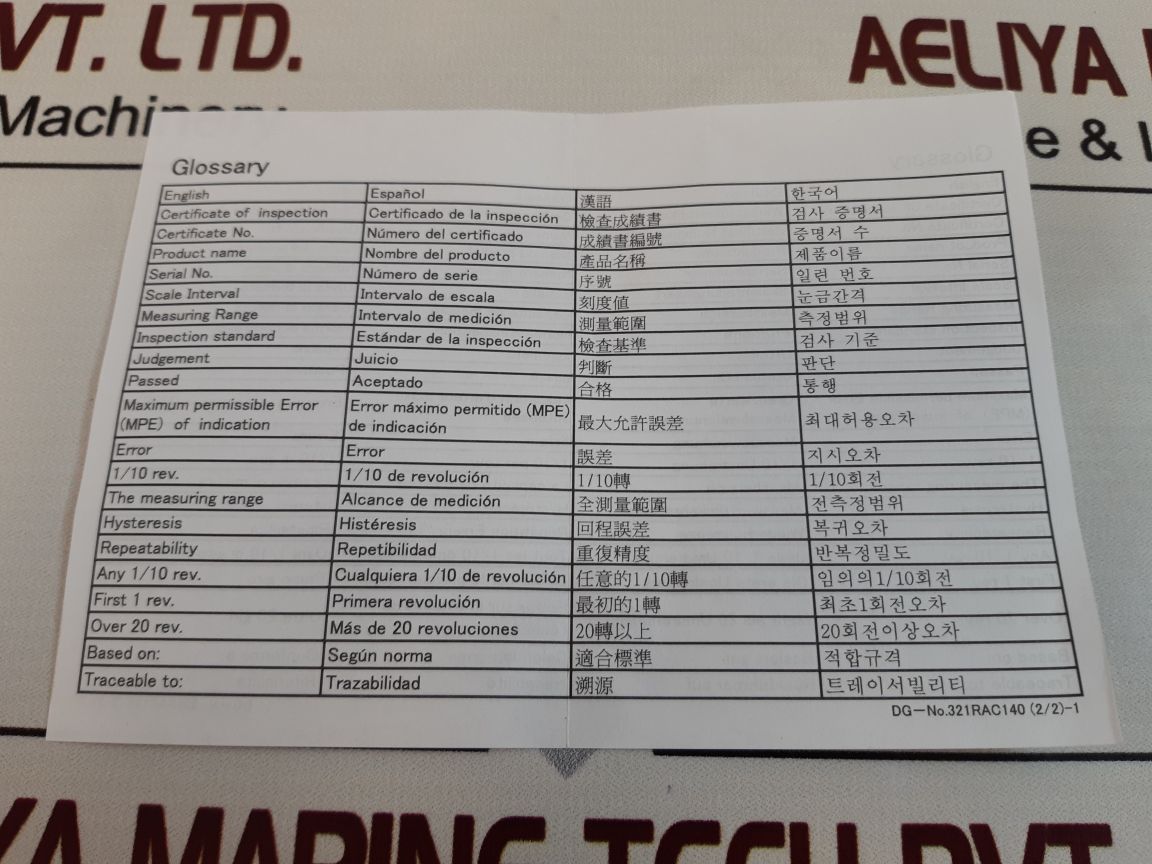 Mitutoyo 2046S Digimatic Dial Indicator 0.01Mm
