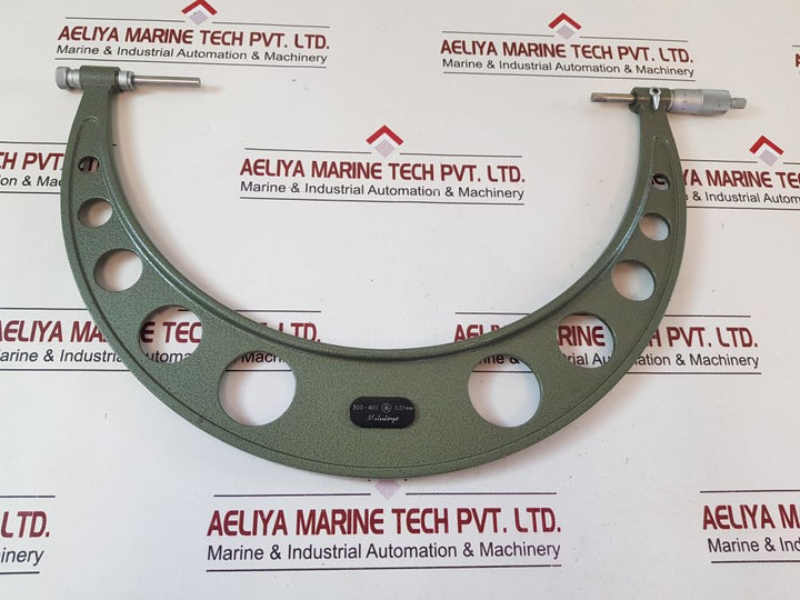 Mitutoyo 104-142 Out Side Micrometer Set 300-400 0.01Mm
