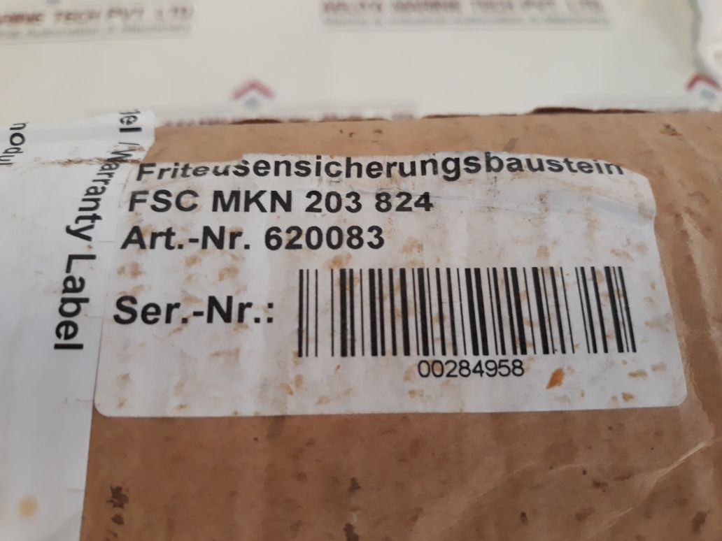 Mkn Fsc # 203 824 Fryer Safety Module