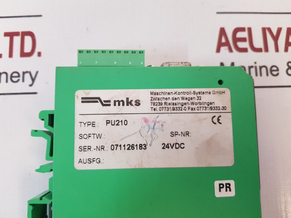 Mks Pu210 Power Supply 24 Vdc