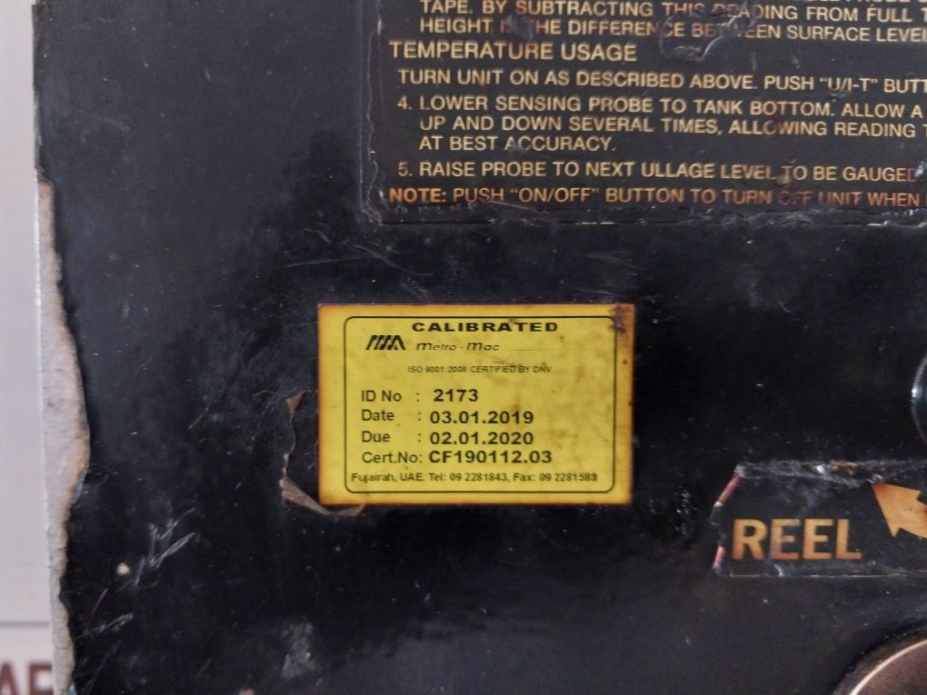 Mmc D-2401-2 Ullage/Interface Portable Gauge Tapes