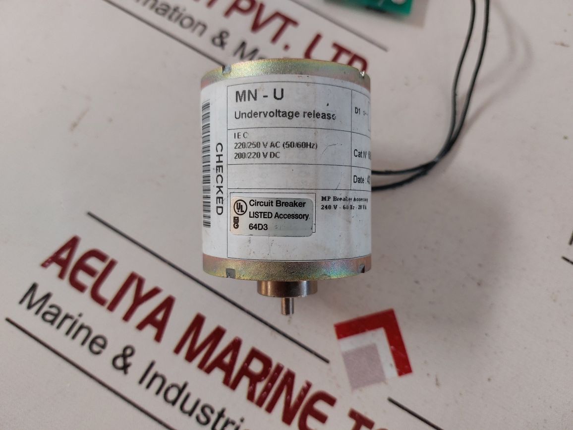 Mn-u Undervoltage Release Masterpact Circuit Breaker 240V-60Hz-20Va