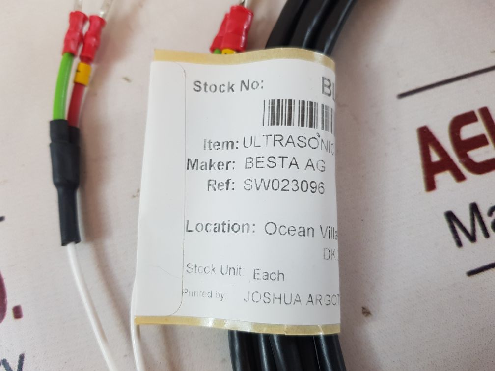 Mobrey 402Sd80 Ultrasonic Sensor With Cable