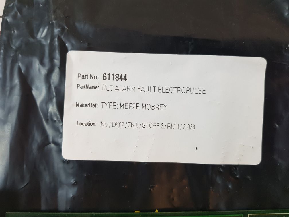 Mobrey Mep2R Plc Alarm Fault Electropulse