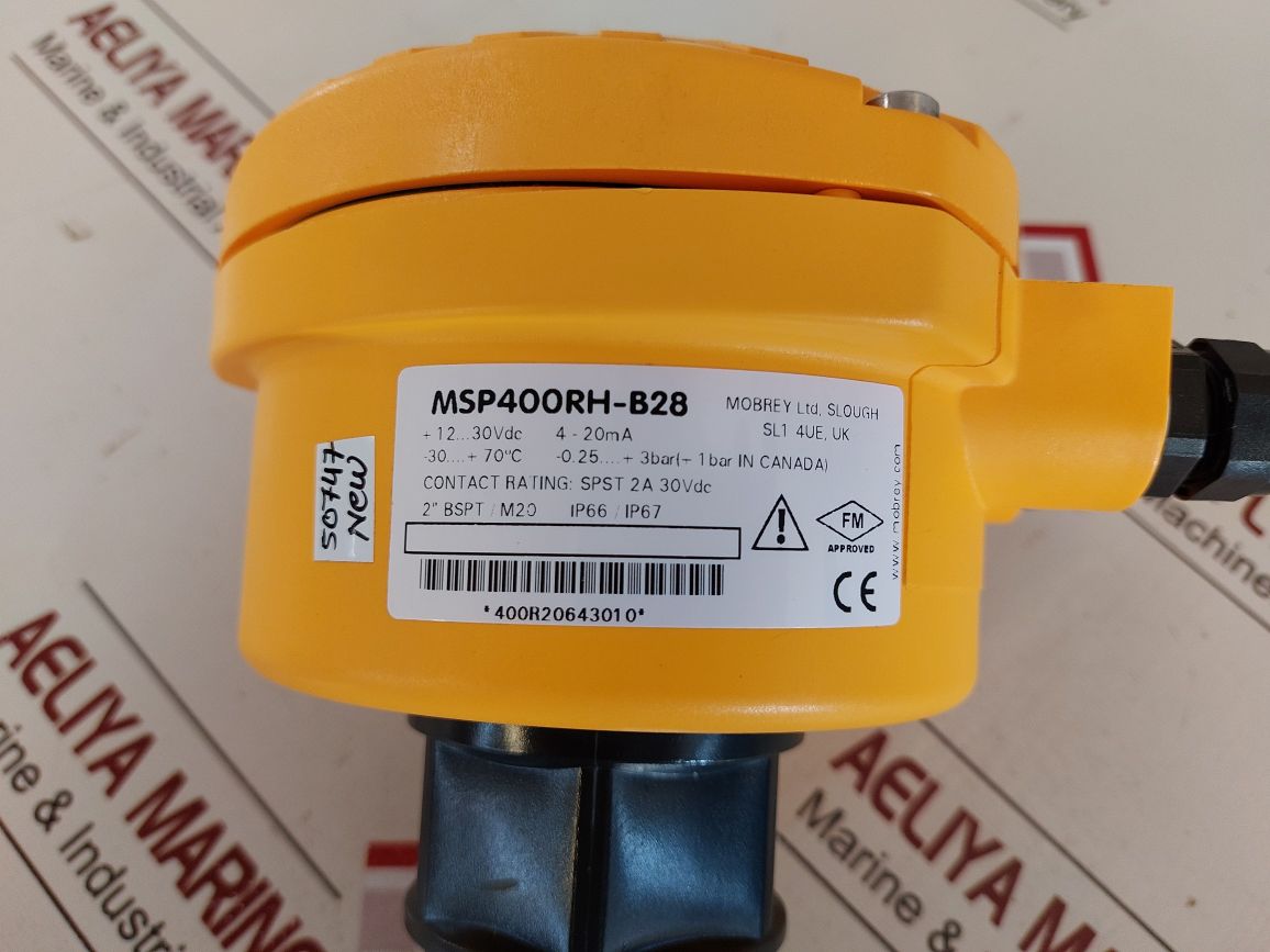 Mobrey Msp400Rh-b28 Ultrasonic Level Transmitter 70°C