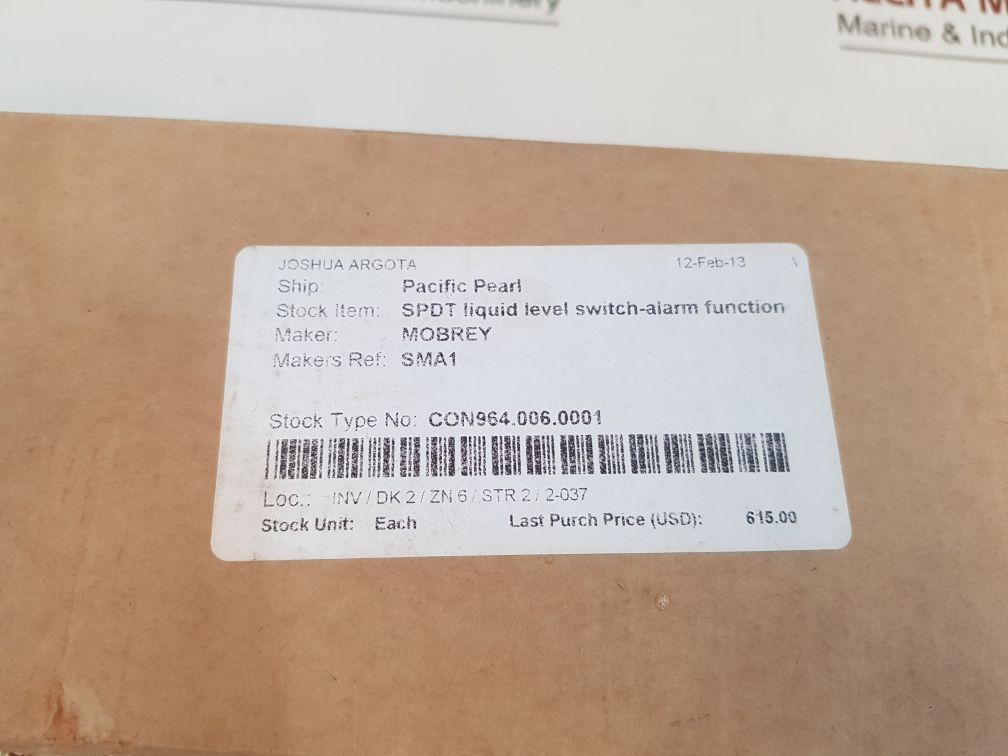 Mobrey Sma1 Magnetic Level Switch