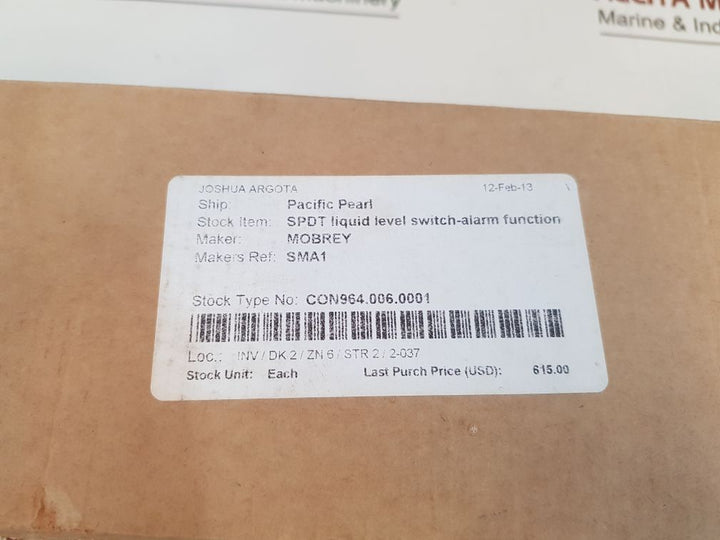 Mobrey Sma1 Magnetic Level Switch