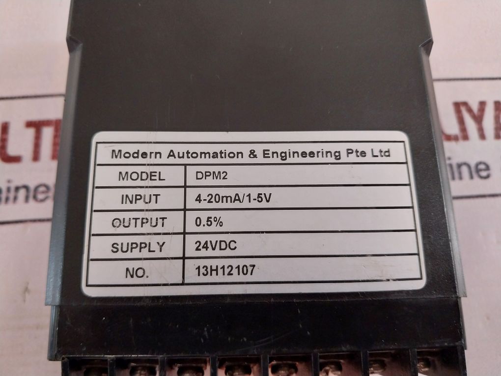 Modern Dpm2 Digital Panel Meter 24 Vdc