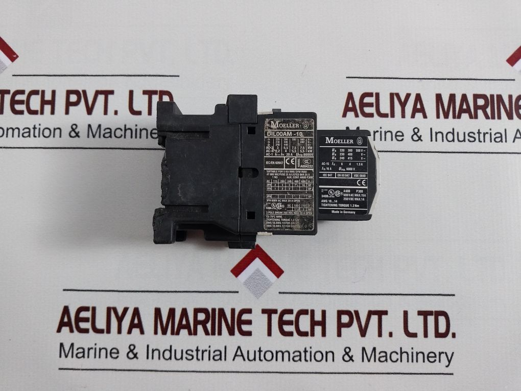 Moeller Dil00Am-10 Contactor With 11 Dil M