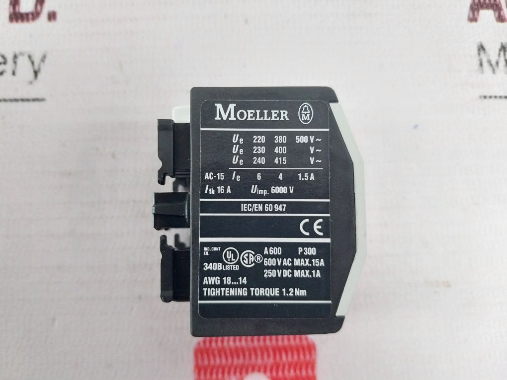 Klockner-moeller 11 Dil M Auxiliary Contactor Block