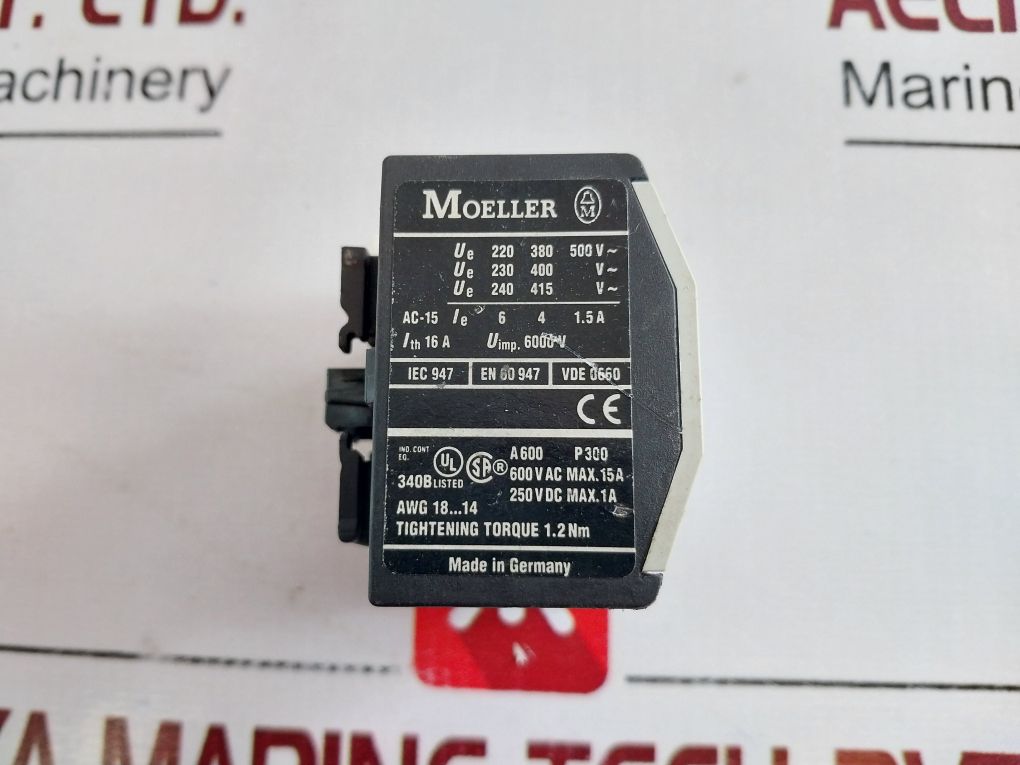 Moeller 22 Dil M Auxiliary Contact