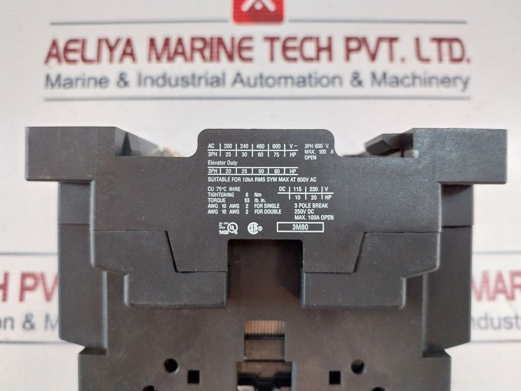 Moeller Dil3M80 3 Pole Break Contactor