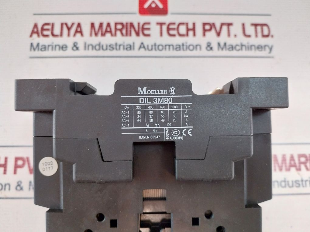 Moeller Dil3M80 3 Pole Break Contactor