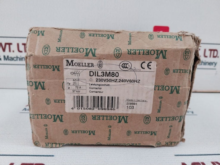 Moeller Dil3M80 3 Pole Break Contactor