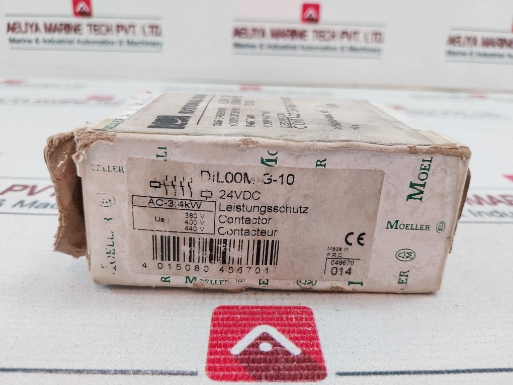 Moeller Dil 00 M-g-10 Contactor Relay 600V Ac 