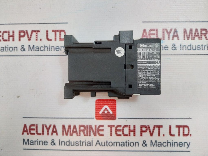 Moeller Dil 00 M-g-10 Contactor Relay 600V Ac 